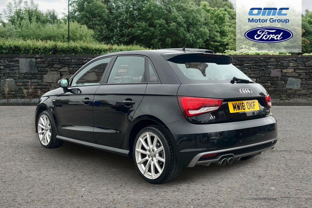 Audi A1 1.4 Tfsi S Line Nav S Tronic MW18OKF Black #4