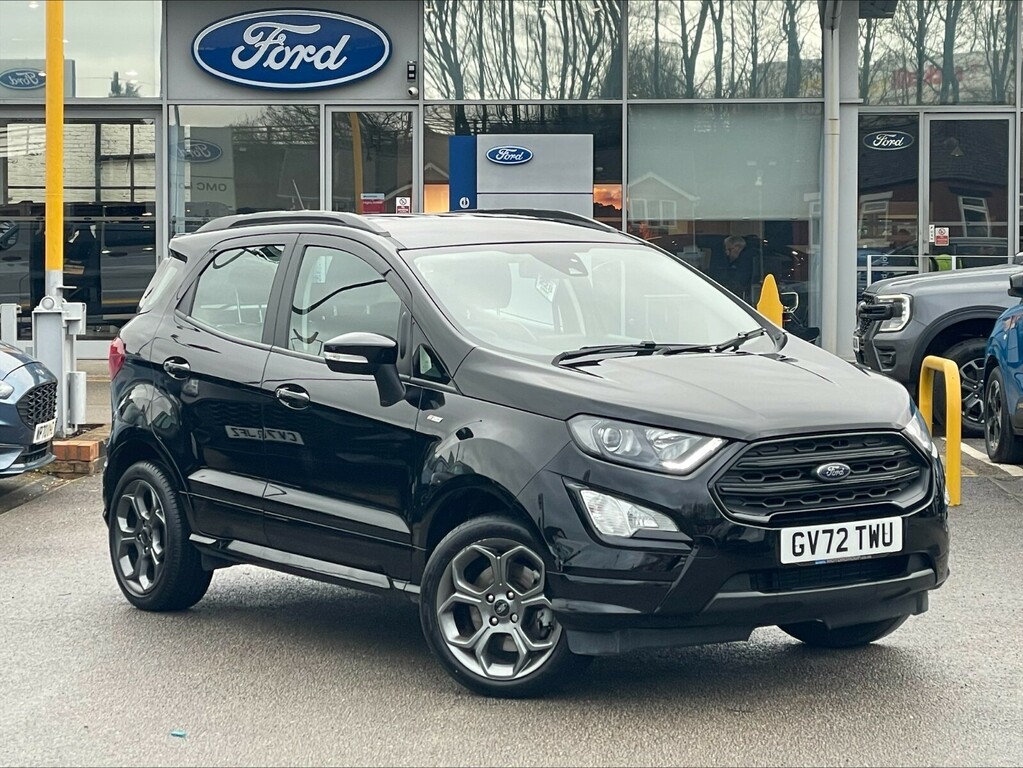 Ford Ecosport 1.0 Ecoboost 125 St-line GV72TWU Black #2