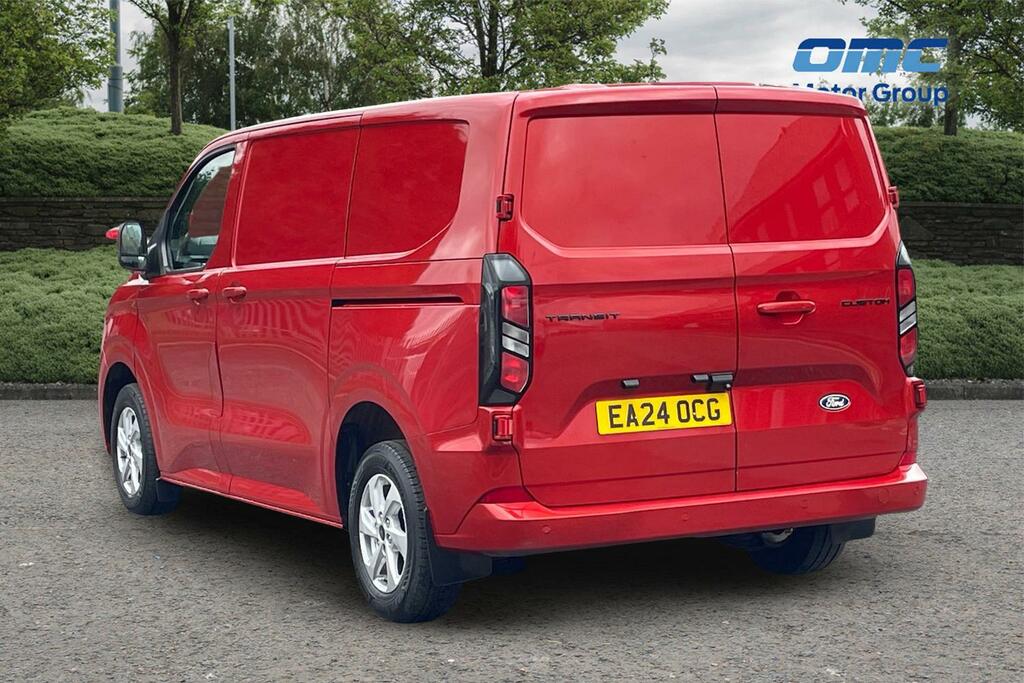 Ford Transit Custom 2.0 Ecoblue 136Ps H1 Van Limited EA24OCG Red #3