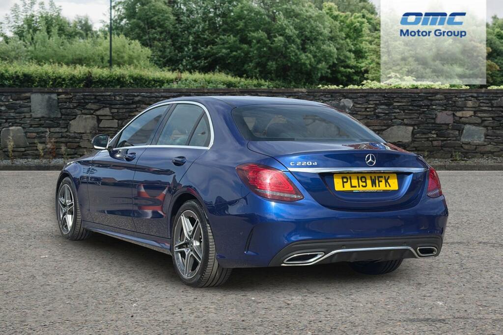 Mercedes-Benz C Class C220d Amg Line Premium 9G-tronic PL19WFK Blue #4