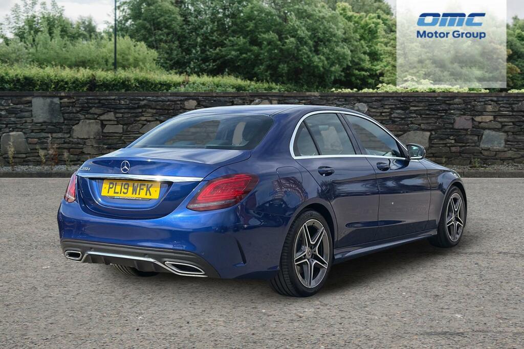 Mercedes-Benz C Class C220d Amg Line Premium 9G-tronic PL19WFK Blue #3