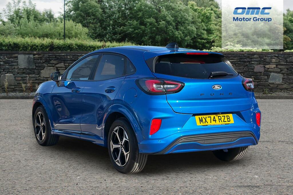 Ford Puma 1.0 Ecoboost Hybrid Mhev St-line MX74RZB Blue #4
