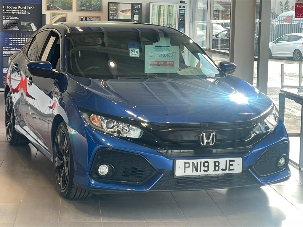 Honda Civic 1.0 Vtec Turbo 126 Sr Cvt PN19BJE Blue