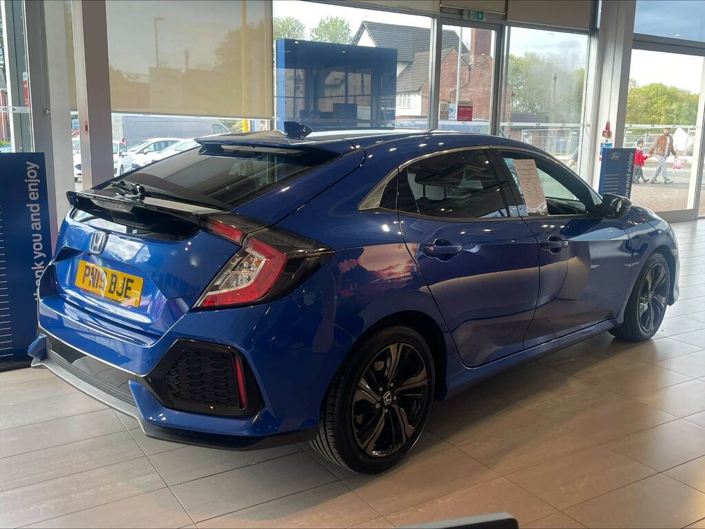 Honda Civic 1.0 Vtec Turbo 126 Sr Cvt PN19BJE Blue #4