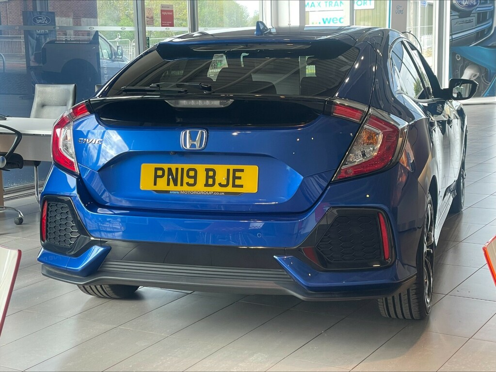 Honda Civic 1.0 Vtec Turbo 126 Sr Cvt PN19BJE Blue #3