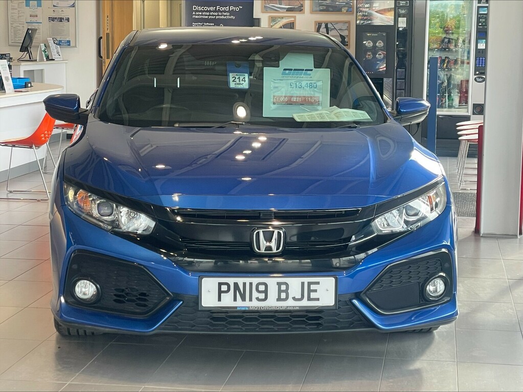 Honda Civic 1.0 Vtec Turbo 126 Sr Cvt PN19BJE Blue #5