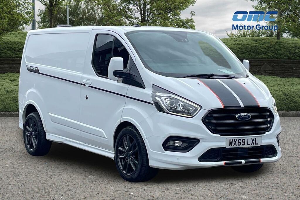 Ford Transit Custom 2.0 Ecoblue 185Ps Low Roof Sport Van WX69LXL White #2