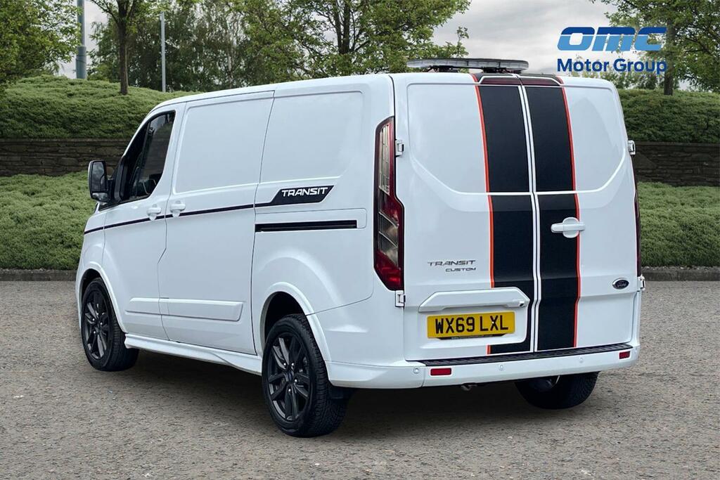 Ford Transit Custom 2.0 Ecoblue 185Ps Low Roof Sport Van WX69LXL White #3