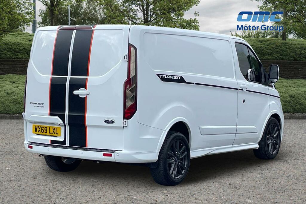 Ford Transit Custom 2.0 Ecoblue 185Ps Low Roof Sport Van WX69LXL White #4