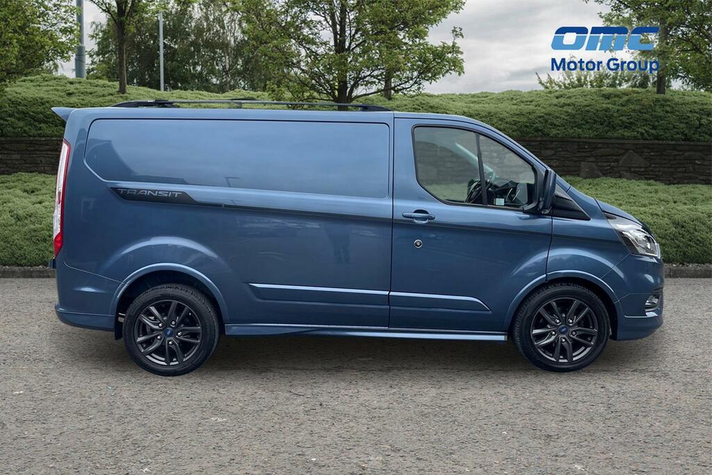 Ford Transit Custom 2.0 Ecoblue 185Ps Low Roof Sport Van MA22CLZ Blue #6