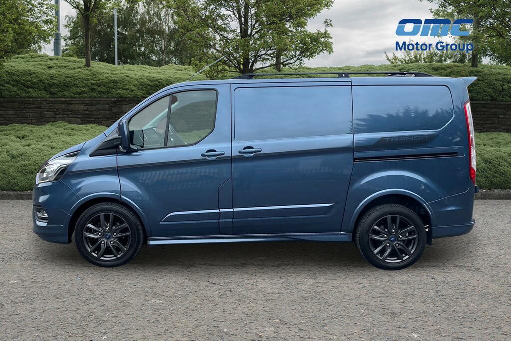 Ford Transit Custom 2.0 Ecoblue 185Ps Low Roof Sport Van MA22CLZ Blue #5