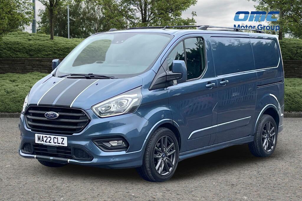 Ford Transit Custom 2.0 Ecoblue 185Ps Low Roof Sport Van Blue