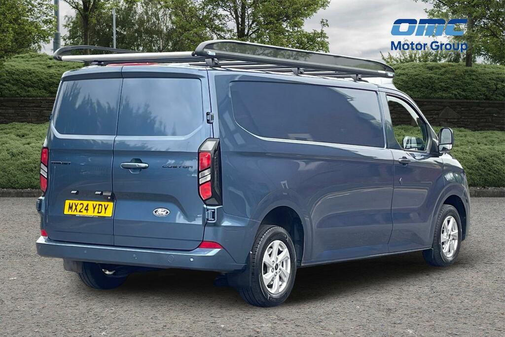 Ford Transit Custom 2.0 Ecoblue 136Ps H1 Van Limited MX24YDY Blue #4