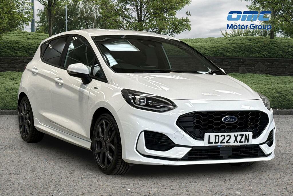 Ford Fiesta 1.0 Ecoboost Hybrid Mhev 125 St-line White
