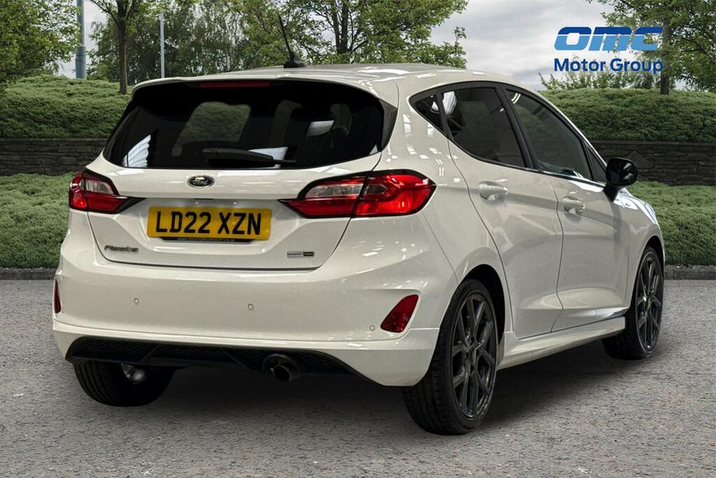 Ford Fiesta 1.0 Ecoboost Hybrid Mhev 125 St-line LD22XZN White #4