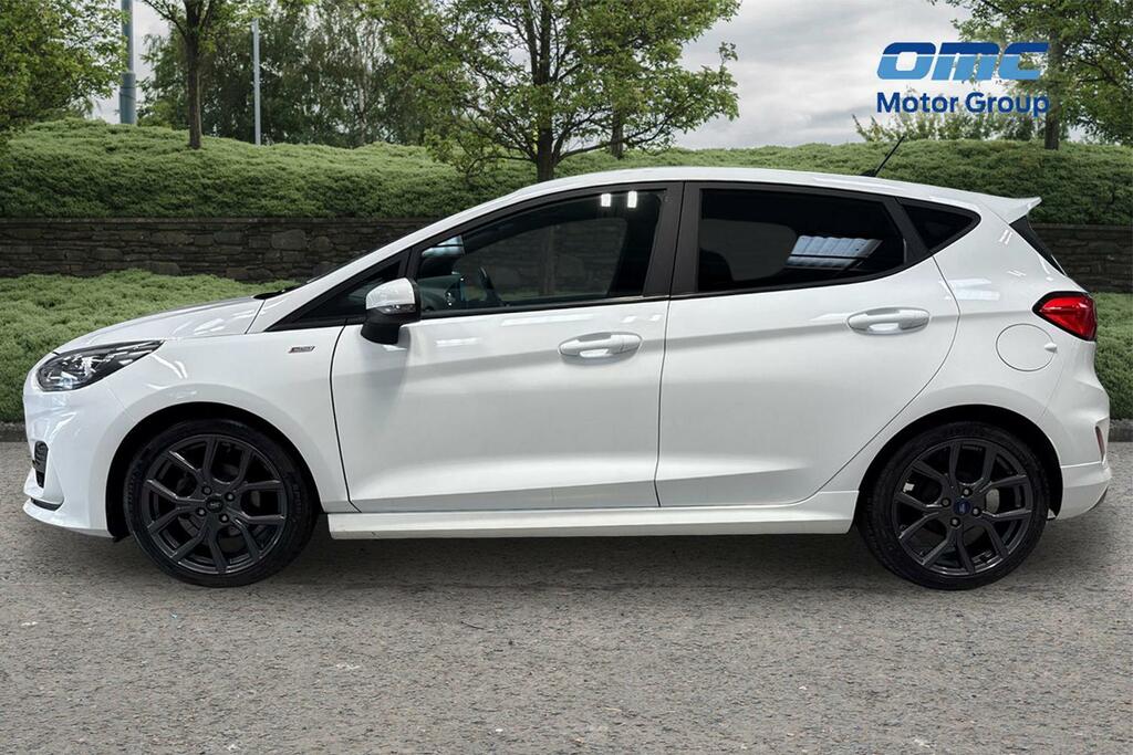 Ford Fiesta 1.0 Ecoboost Hybrid Mhev 125 St-line LD22XZN White #5