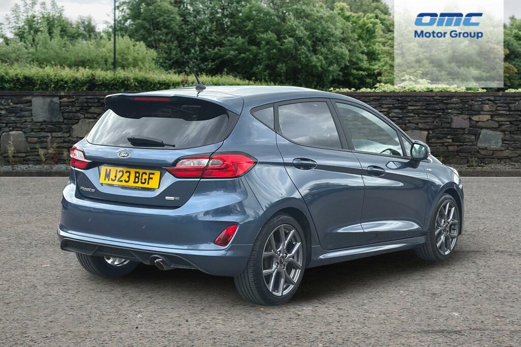 Ford Fiesta 1.0 Ecoboost Hybrid Mhev 125 St-line MJ23BGF Blue #4