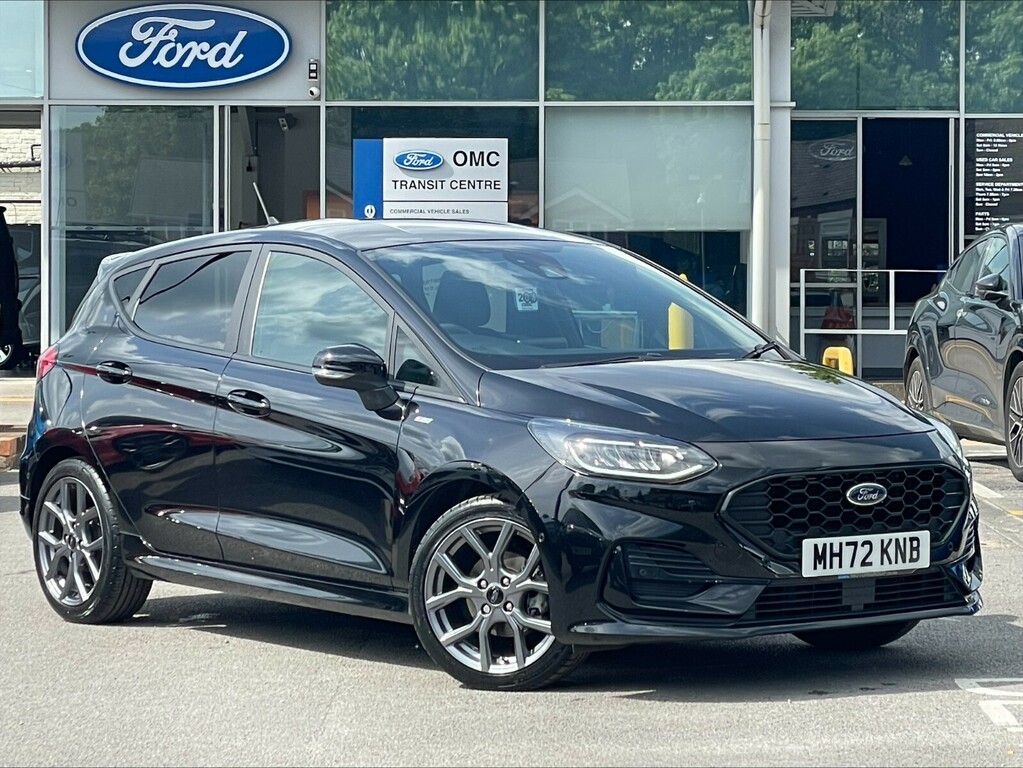 Ford Fiesta 1.0 Ecoboost St-line MH72KNB Black #2