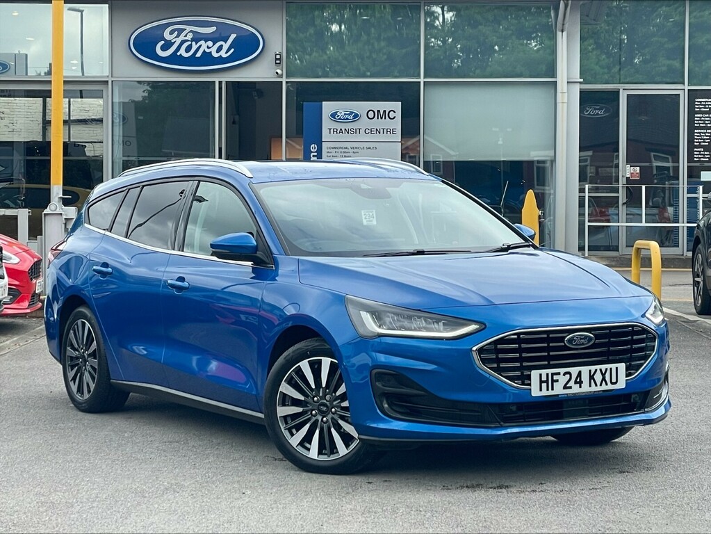 Ford Focus 1.0 Ecoboost Hybrid Mhev 155 Titanium X Blue #2