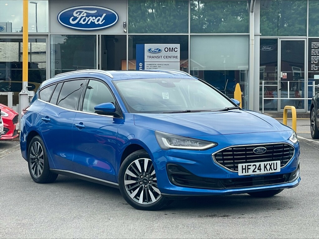 Ford Focus 1.0 Ecoboost Hybrid Mhev 155 Titanium X Blue