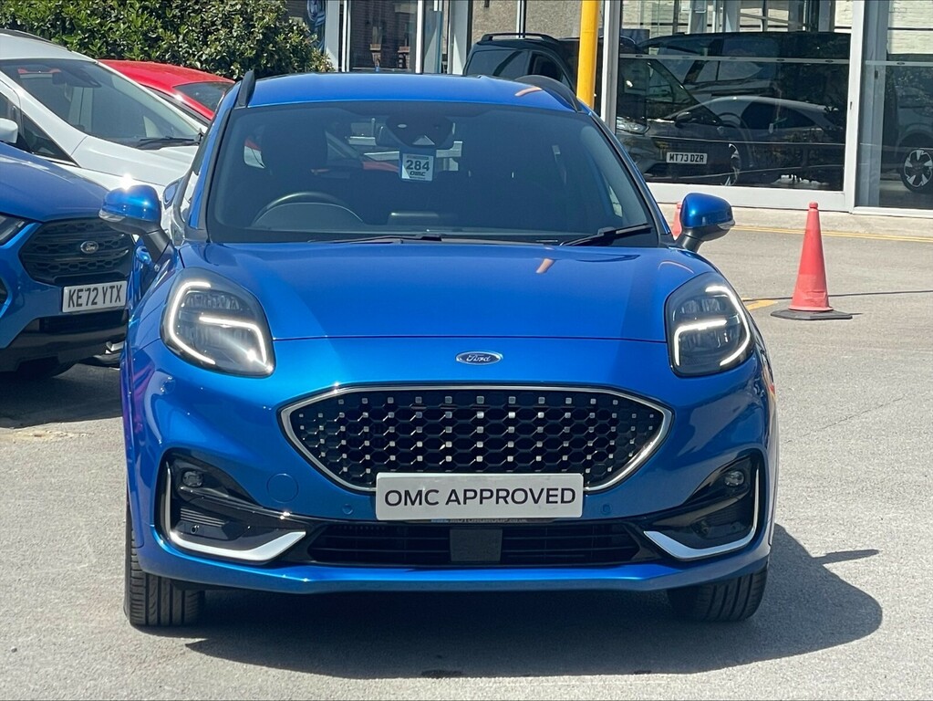 Ford Puma 1.0 Ecoboost Hybrid Mhev 155 St-line Vignale YUI7490 Blue #5