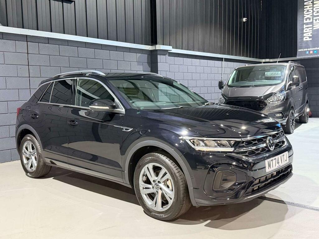 Volkswagen T-Roc 1.5 Tsi R-line Dsg Euro 6 Ss Black #4