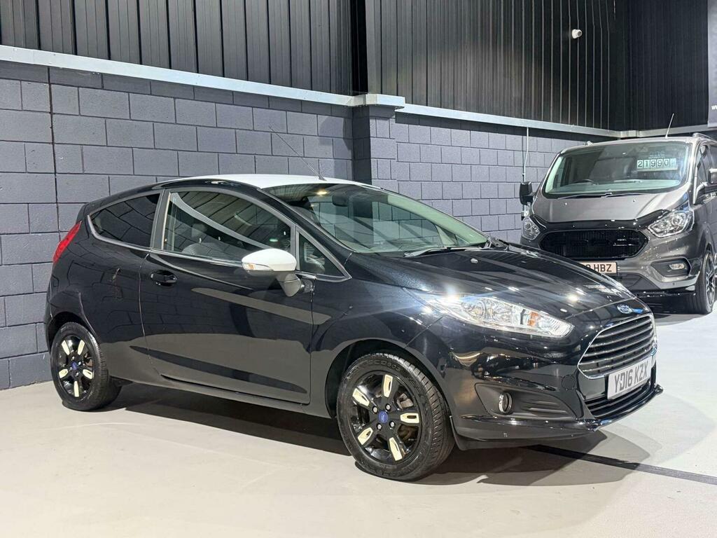 Ford Fiesta 1.25 Zetec Black Edition Euro 6 YD16KZX Black #2