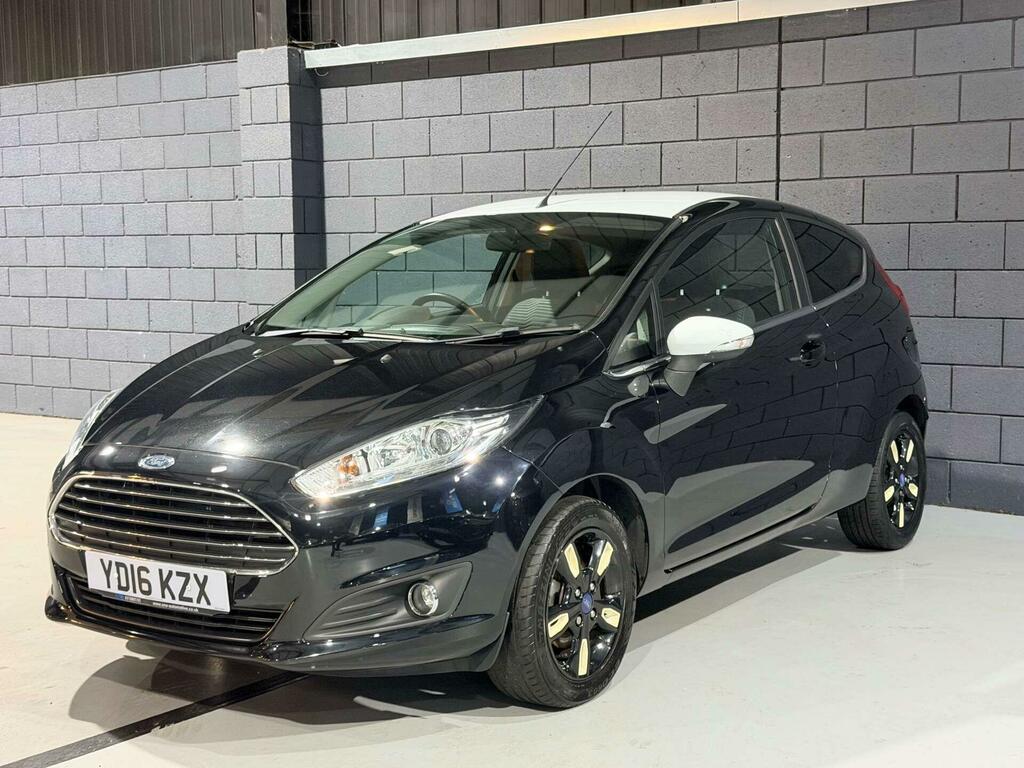 Ford Fiesta 1.25 Zetec Black Edition Euro 6 YD16KZX Black #4