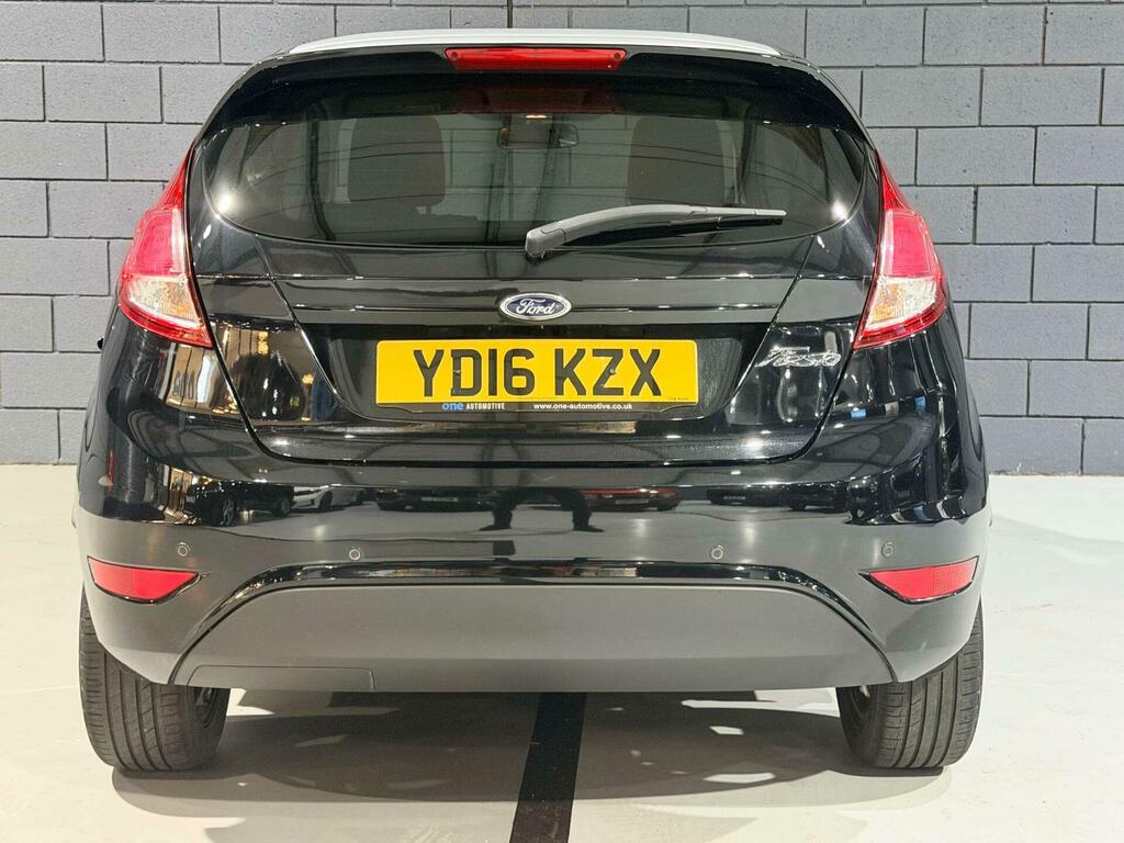 Ford Fiesta 1.25 Zetec Black Edition Euro 6 YD16KZX Black #6