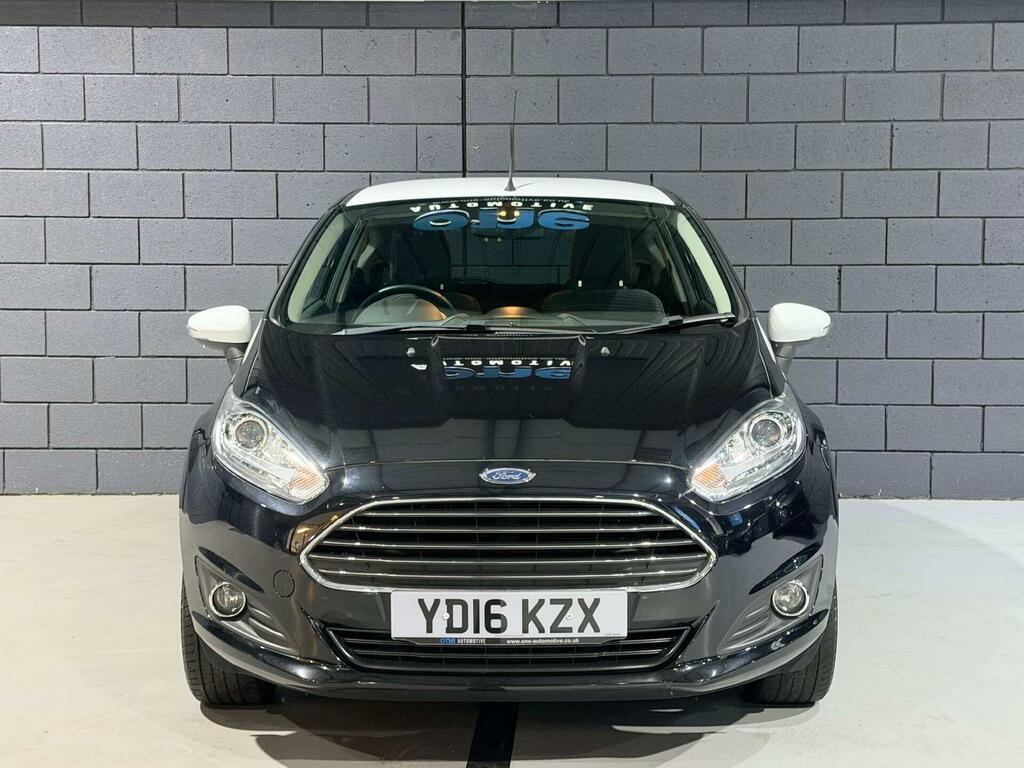 Ford Fiesta 1.25 Zetec Black Edition Euro 6 YD16KZX Black #3