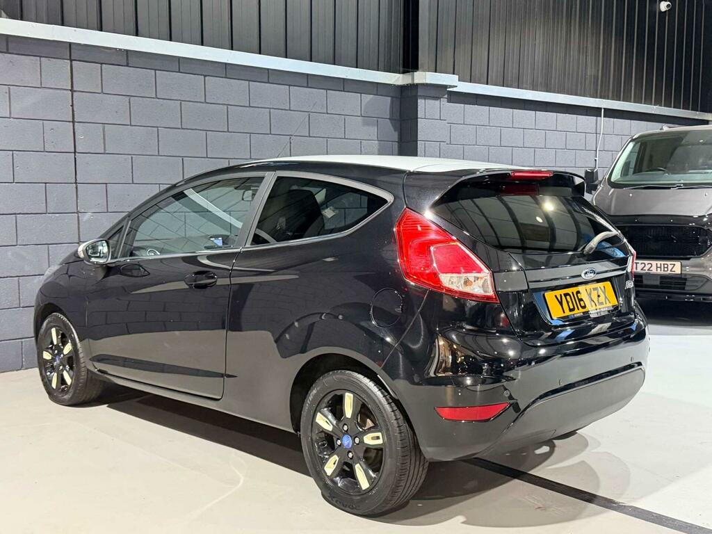Ford Fiesta 1.25 Zetec Black Edition Euro 6 YD16KZX Black #5