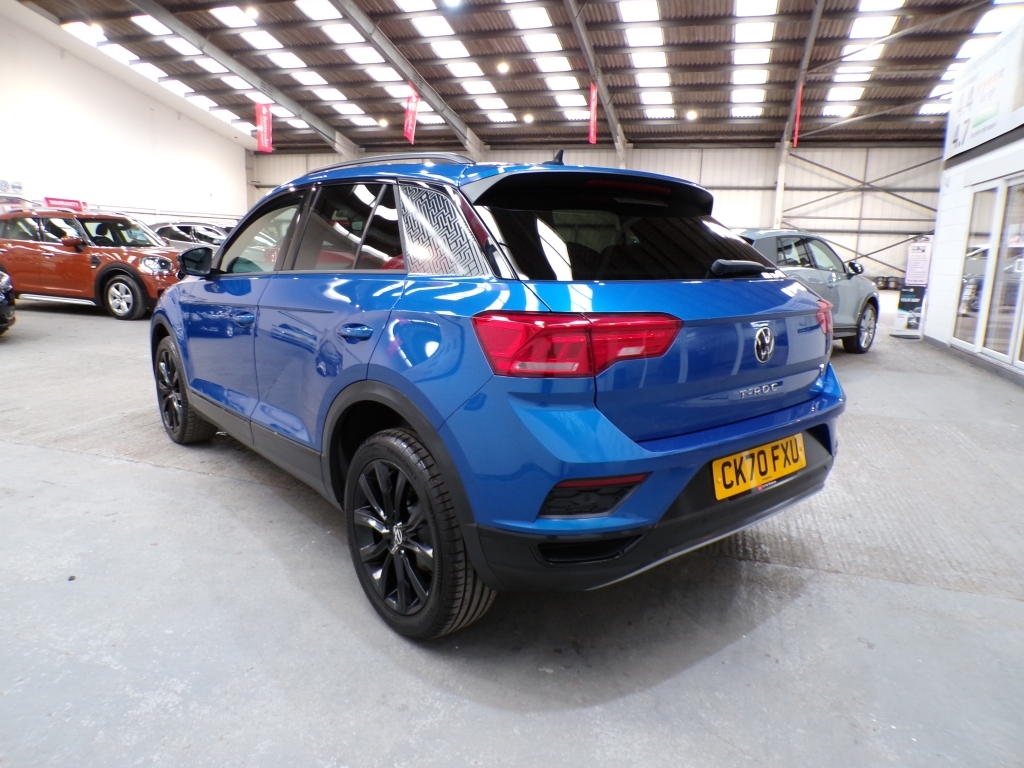 Volkswagen T-Roc 1.0 Black Edition Tsi CK70FXU Blue #4