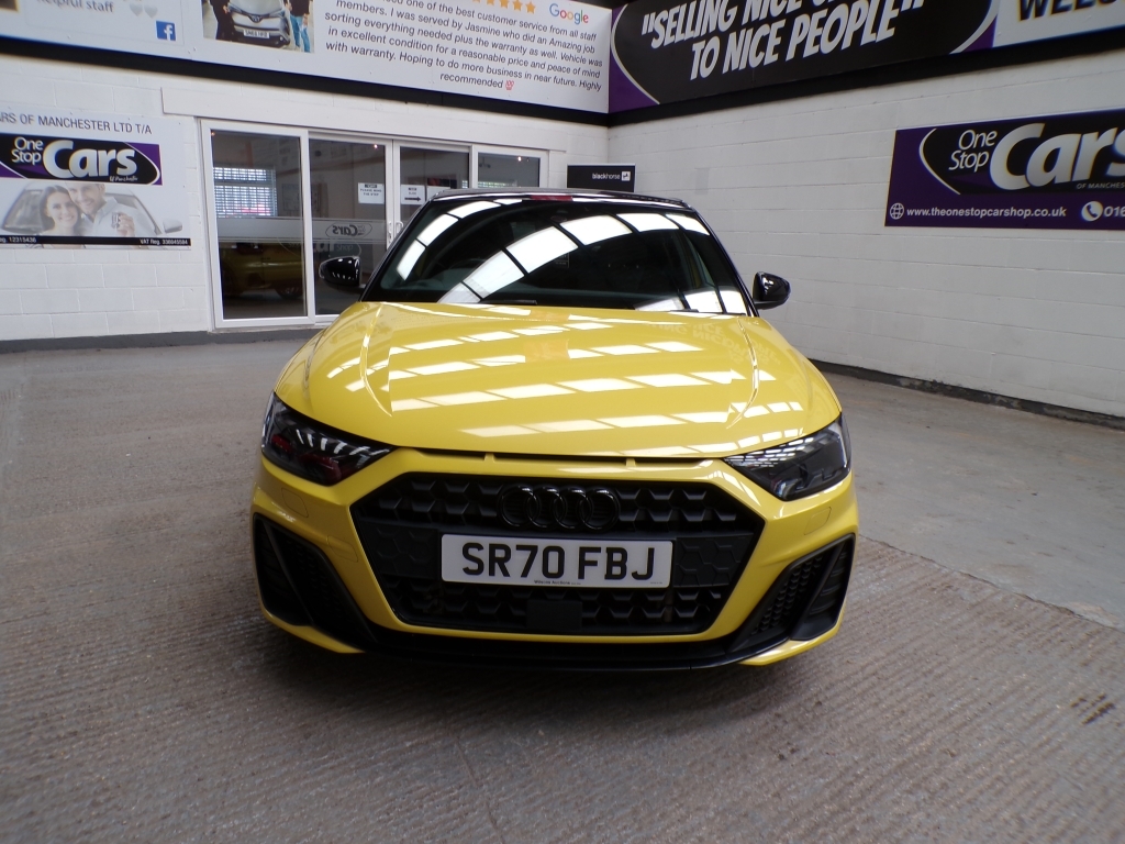 Audi A1 1.5 Sportback Tfsi S Line Style Edition SR70FBJ Yellow #2