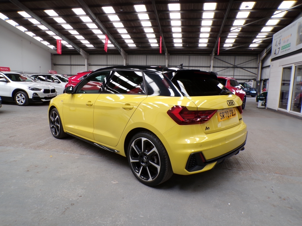 Audi A1 1.5 Sportback Tfsi S Line Style Edition SR70FBJ Yellow #5