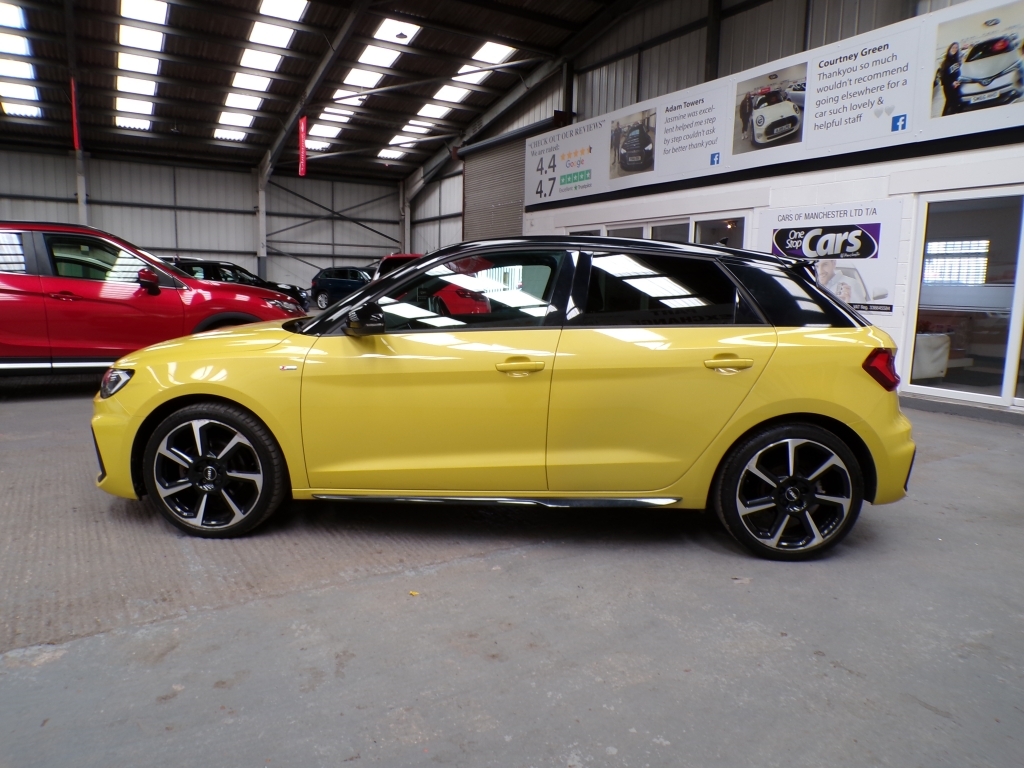 Audi A1 1.5 Sportback Tfsi S Line Style Edition SR70FBJ Yellow #4