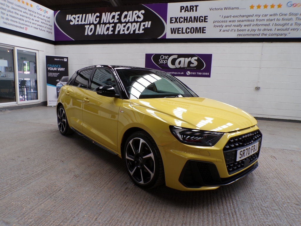 Audi A1 1.5 Sportback Tfsi S Line Style Edition Yellow