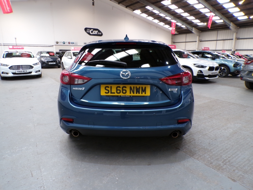 Mazda 3 2.0 Sport Nav SL66NWM Blue #6