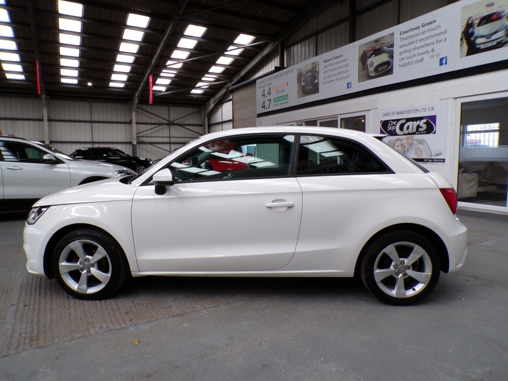 Audi A1 1.0 Tfsi Sport GU68FWB White #4