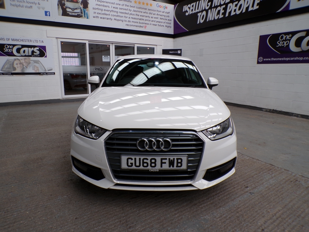 Audi A1 1.0 Tfsi Sport GU68FWB White #2