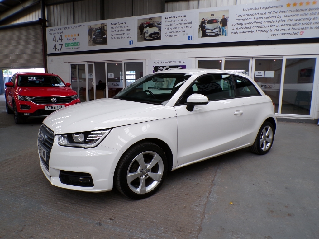 Audi A1 1.0 Tfsi Sport GU68FWB White #3