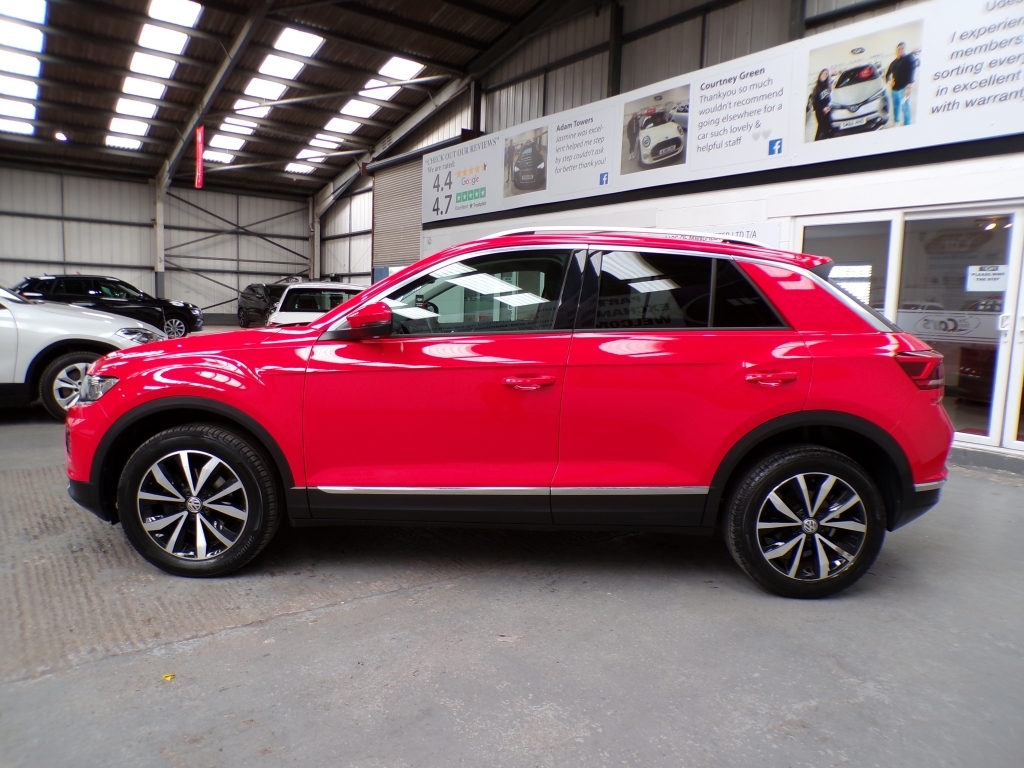 Volkswagen T-Roc 1.0 Sel Tsi ST68TXL Red #4
