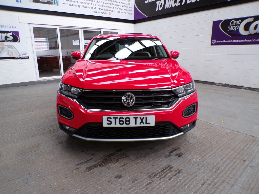 Volkswagen T-Roc 1.0 Sel Tsi ST68TXL Red #2