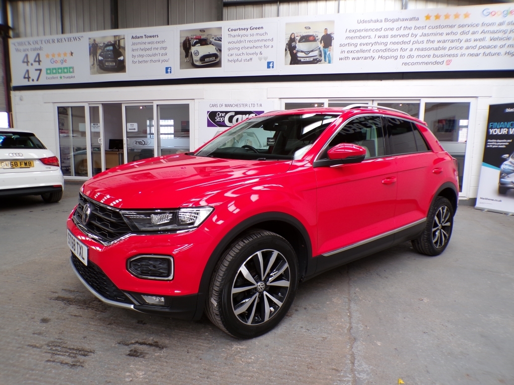 Volkswagen T-Roc 1.0 Sel Tsi ST68TXL Red #3