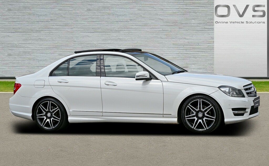 Mercedes-Benz C Class Saloon 2.1 C220 Cdi Amg Sport Plus 2013 White