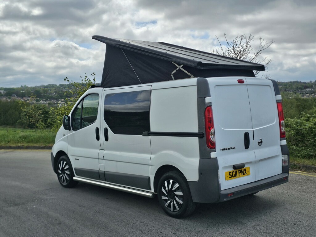 Nissan Primastar 2.0 Dci Se Pop Top Campervan White #2