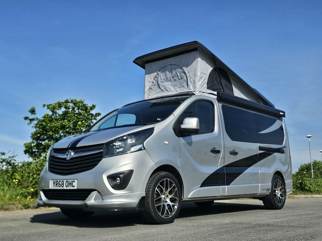 Vauxhall Vivaro 1.6 Cdti Sportive Pop Top Campervan YR68OHC Silver #5