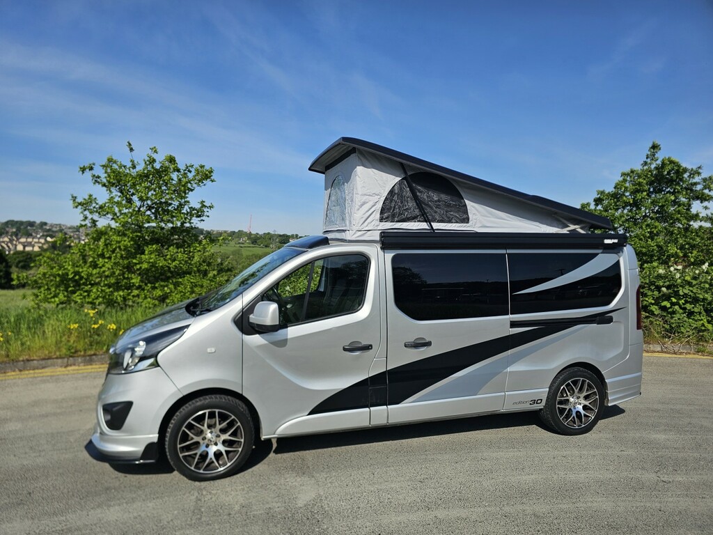 Vauxhall Vivaro 1.6 Cdti Sportive Pop Top Campervan Silver