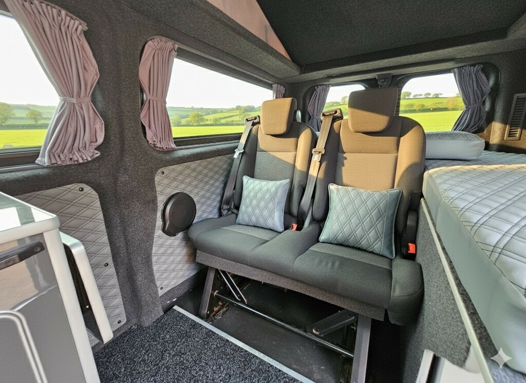 Ford Transit Custom 2.0 Tdci Pop Top Campervan CV17OHH White #2