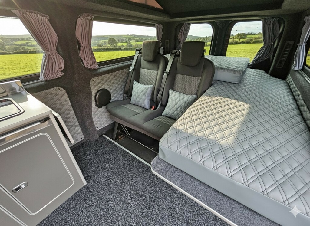 Ford Transit Custom 2.0 Tdci Pop Top Campervan CV17OHH White #3