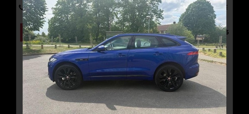 Jaguar F-Pace 2.0 D180 R-sport Suv AE19SFZ Blue #4